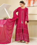 4pc chifoon dress.fully embroidered party wear.